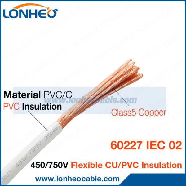 60227 IEC 02 Hook Up Wire for home wiring | PVC Flexible Electrical Wire