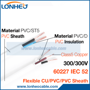 60227 IEC 52 Hook Up Wire For Home | PVC Sheathed Flexible Multi Wire